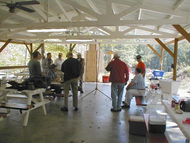 Left to Right:  AA4PP, W3IRZ, W5CE, W4QO (seated), W4ED, AE4NY, K4PQC, AD4S, N4SX, AE4GX