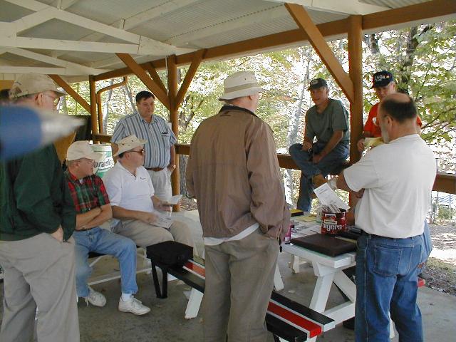 If anyone has to make a decision and someone is willing to make a decision, all decisions are final but may be appealed to the U.S. Supreme Court (Left to Right: AE4NY, W5CE, W4ED, N4SX, K4PQC, AA4PP, AE4GX)