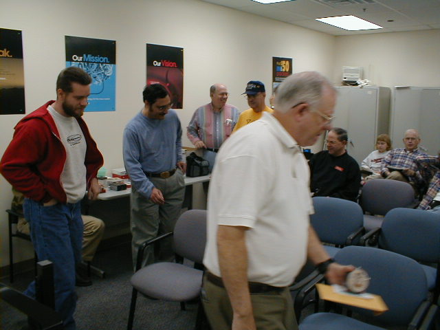 NOGA members gathering before the meeting