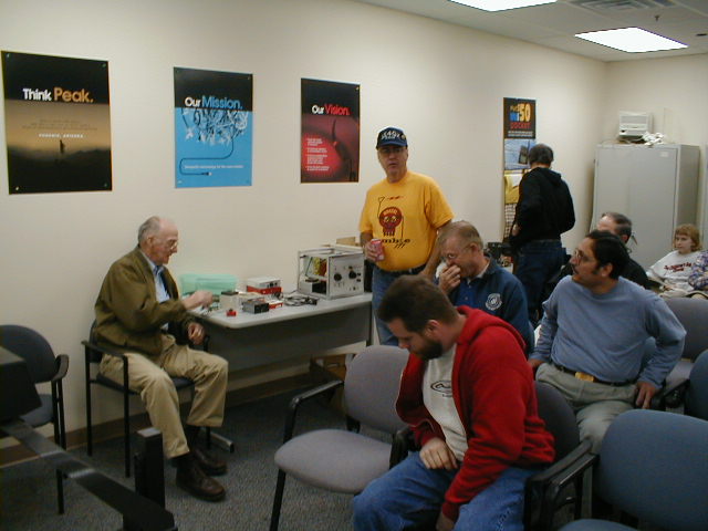 NOGA members gathering before the meeting