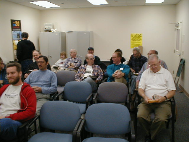 NOGA members gathering before the meeting