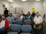 NOGA members gathering before the meeting