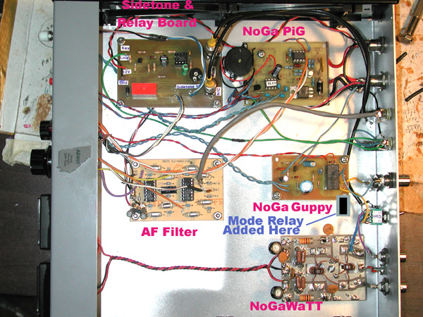 Final View with location of MODE Relay